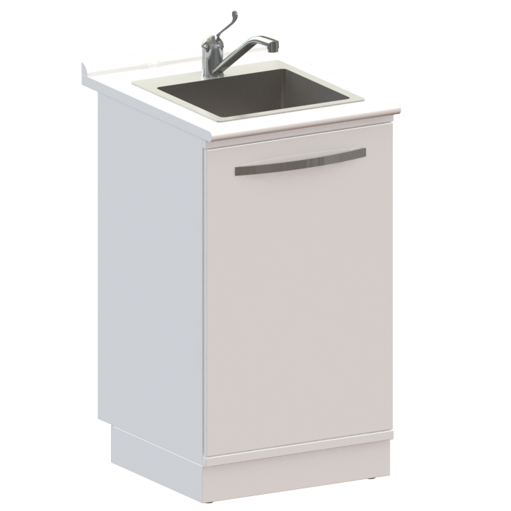 Тумба медицинская М1 на подиуме ЛЮКС(500х500х880)  купить