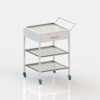 Столик медицинский СИП2-1(540х500х900) купить